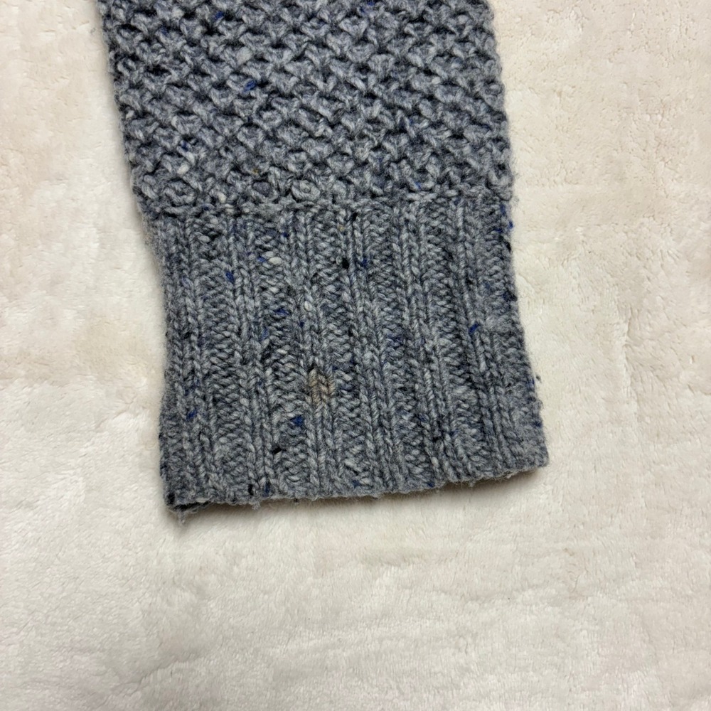 Lauren Ralph Lauren Women Turtleneck Sweater Medium Gray Speckled Cozy Winter - Picture 3 of 15